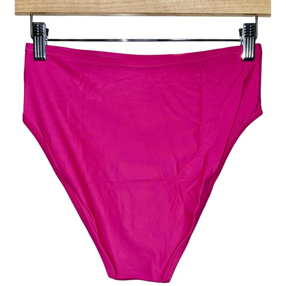 NEW J.Crew Hallie Bikini Bottom Swimwear Radiant Fuchsia Pink Size XXS BM642 - Picture 2 of 14